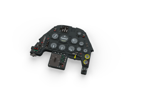 Eduard Brassin 644004 1:48 Messerschmitt Bf-109G-10 LooK resin and photo-etched instrument panel and also seatbelts