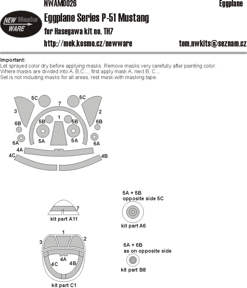 New Ware NWAM0026  North-American P-51D Mustang