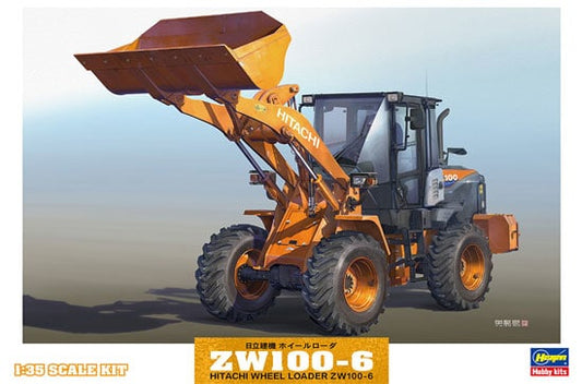 Hasegawa WM04 1:35 Hitachi Wheel Loader ZW100-6