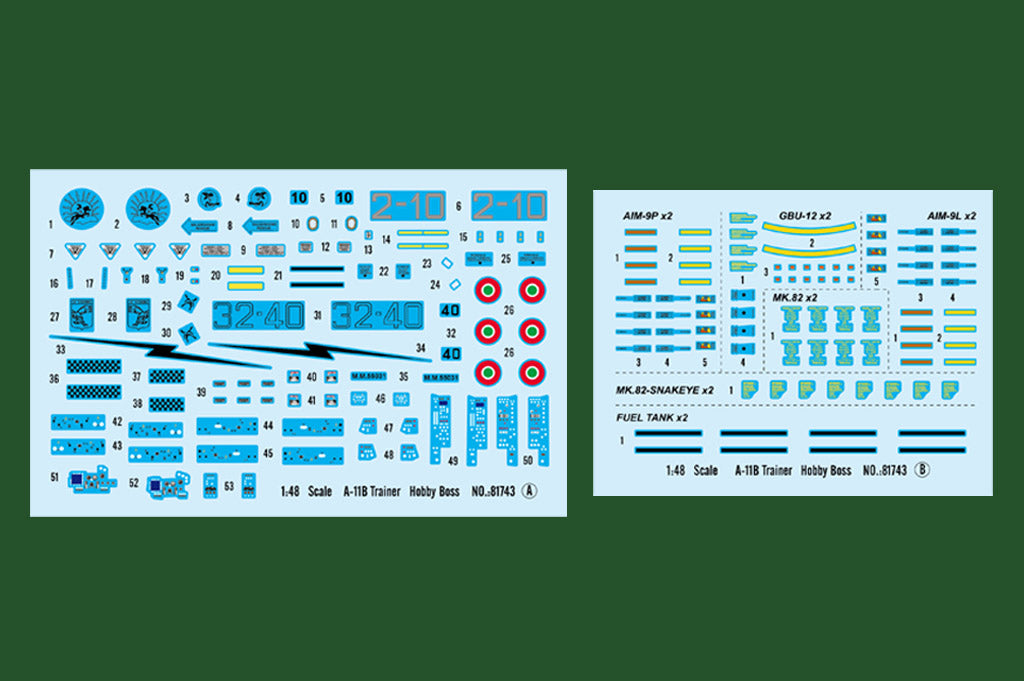 Hobby Boss 81743 1:48 AMX-T 2 seat Trainer Aircraft