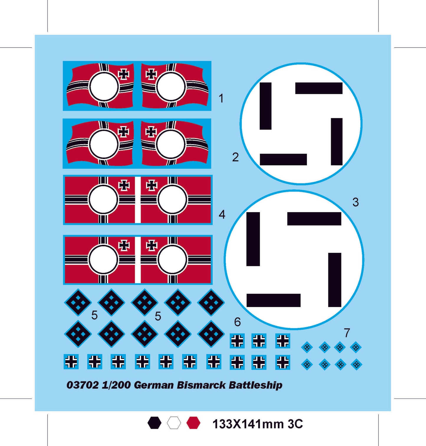 Trumpeter 03702 1:200 Bismarck German Battleship 1941