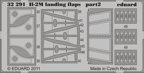 Eduard 32291 1:32 Ilyushin Il-2m landing flaps