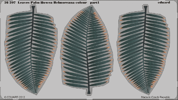 Eduard 36207 1:35 Leaves Palm Howea Belmoreana colour