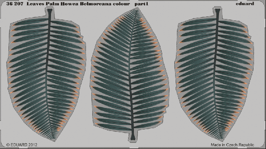 Eduard 36207 1:35 Leaves Palm Howea Belmoreana colour