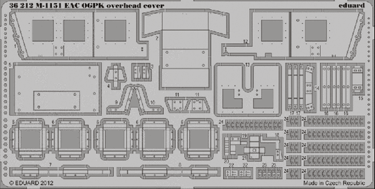 Eduard 36212 1:35 M1151 EAC OGPK overhead cover