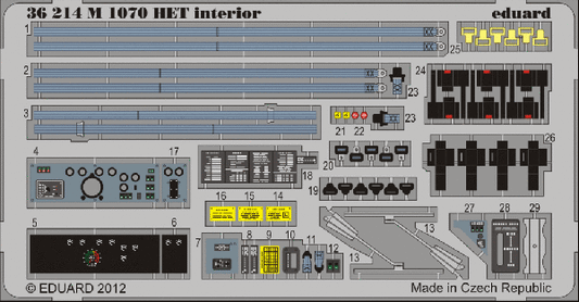 Eduard 36214 1:35 M1070 HET interior