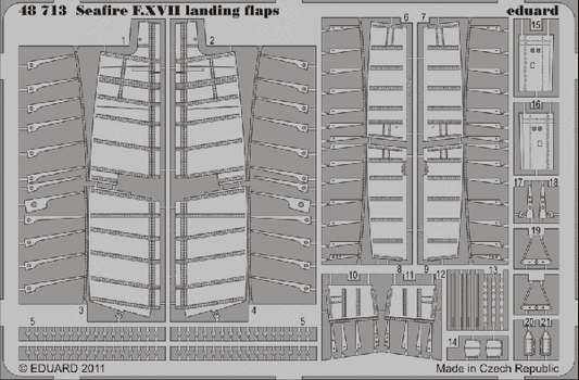 Eduard 48713 1:48 Supermarine Seafire F Mk.XVII landing flaps