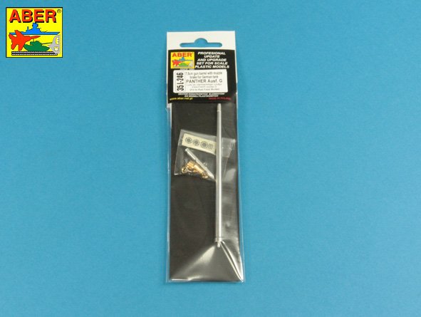 Aber 35L246 1:35 7,5cm Barrel with Muzzle Brake for Panther Pz.Kpfw.V Ausf.G