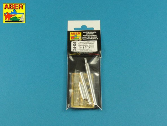 Aber 35L250 1:35 125mm 2A46 Barrel for Soviet T-64 & T-72A without Thermal Cover