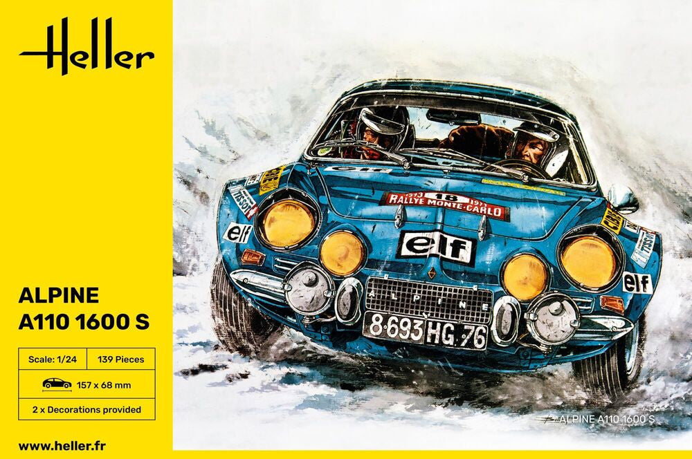 Heller 80745 1:24 Alpine A110 1600S