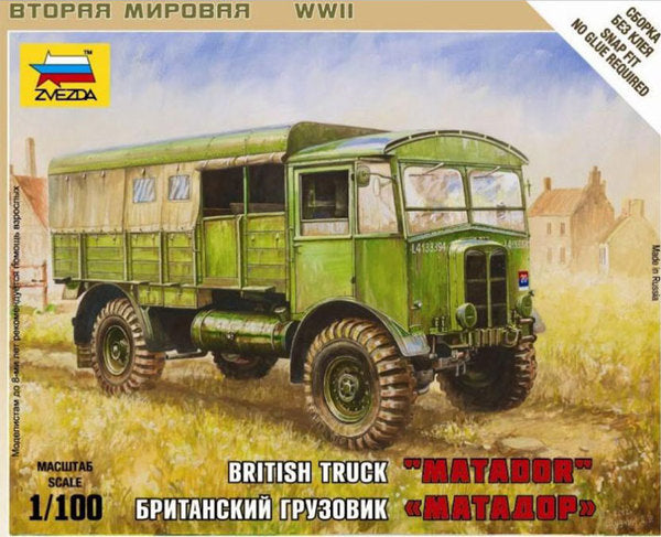 Zvezda 6175 1:100 British Truck Matador