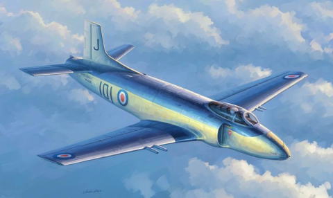 Trumpeter 02866 1:48 Supermarine Attacker F.1