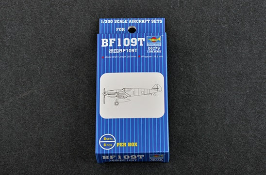 Trumpeter 06279 1:350 Messerschmitt Bf-109T (6 per box)