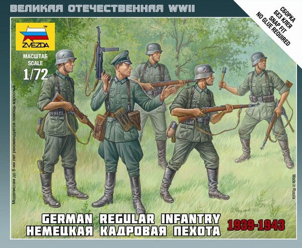 Zvezda 6178 1:72 German Regular Infantry 1938-1943