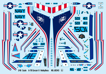 Hobby Boss 80343 1:48 LTV A-7B Corsair II