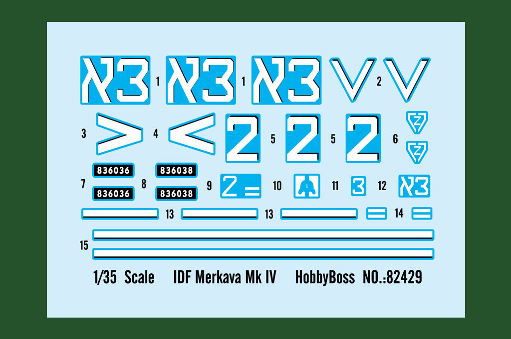 Hobby Boss 82429 1:35 Merkava Mk.IV Israeli Defence Force/IDF