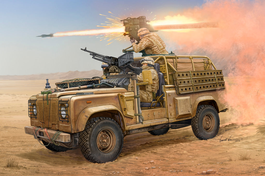 Hobby Boss 82447 1:35 Land Rover WMIK with MILAN ATGM