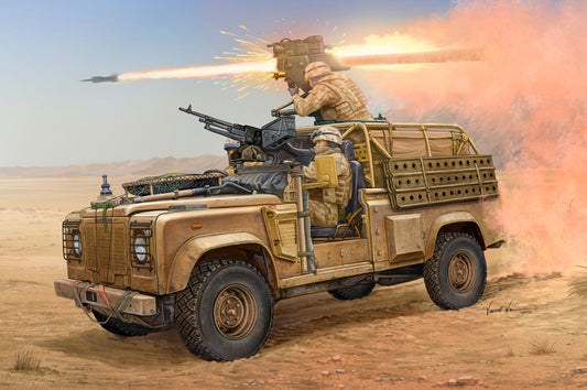 Hobby Boss 82447 1:35 Land Rover WMIK with MILAN ATGM