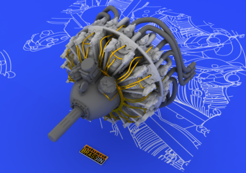 Eduard Brassin 648056 1:48 Grumman Hellcat F6F-3/F6F-5 R-2800-10 engine