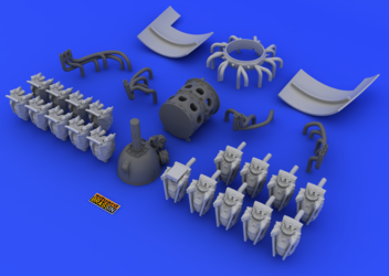 Eduard Brassin 648056 1:48 Grumman Hellcat F6F-3/F6F-5 R-2800-10 engine