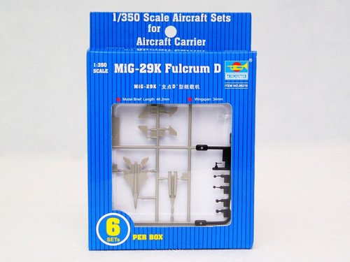 Trumpeter 06216 1:350 Mikoyan MiG-29K 'Fulcrum' (6 per box)