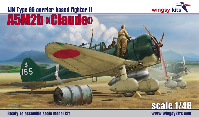 wingsy kits D5-03 1:48 Mitsubishi A5M2b 'Claude' (Early) IJN Type 96 Carrier-Based Fighter II