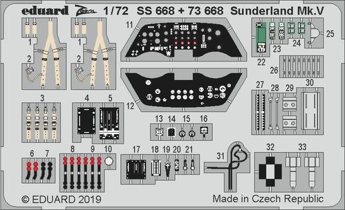 Eduard SS668 1:72 Short Sunderland Mk.V