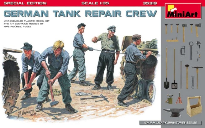 MiniArt 35319 1:35 German Tank Repair Crew Special Edition