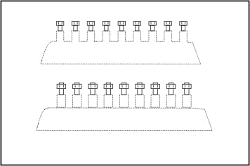 CMK 015 1:35 Hexagonal Bolt Heads 0,8mm (44pcs)