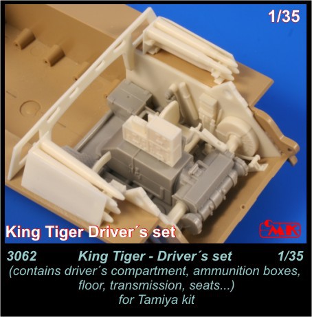 CMK 3062 1:35 Pz.Kpfw.VI King Tiger Sd.Kfz.182 Drivers Set