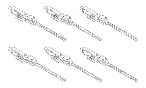 CMK 5064 1:32 Browning M2 WWII U.S. Aircraft Machine Gun (6 pcs.)