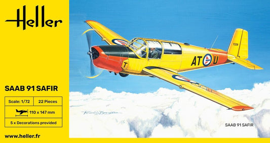 Heller 80287 1:72 Saab Safir 91