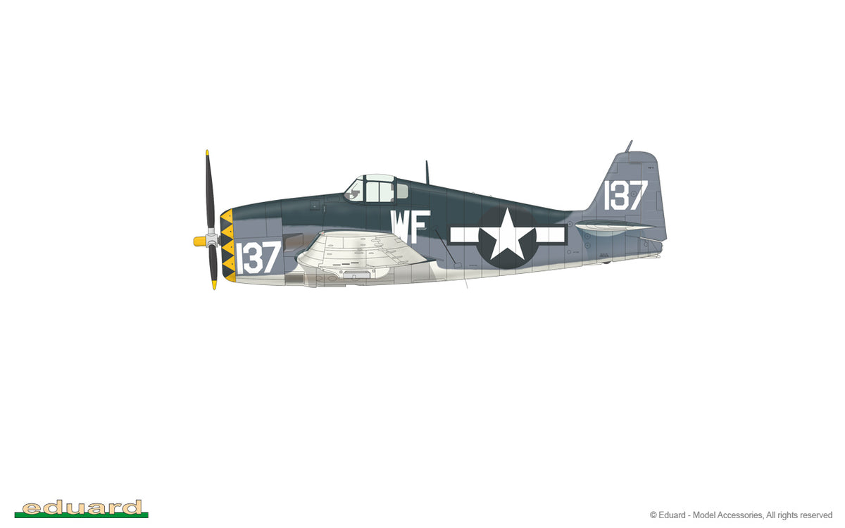 Eduard kits 7074 1:72 Grumman F6F-3 Wildcat -ProfiPACK edition