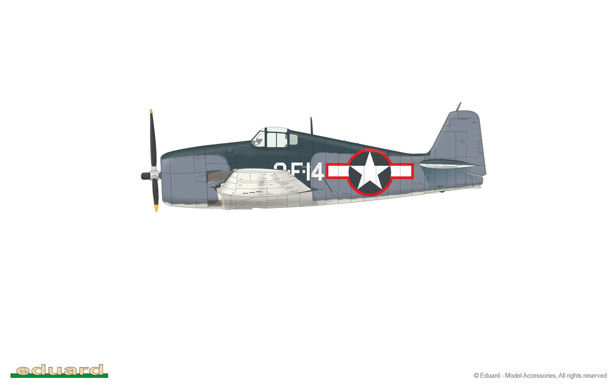 Eduard kits 7074 1:72 Grumman F6F-3 Wildcat -ProfiPACK edition
