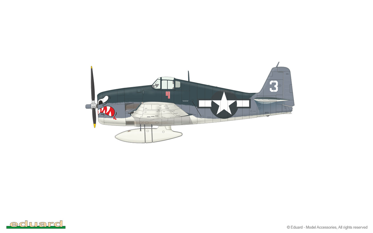 Eduard kits 7074 1:72 Grumman F6F-3 Wildcat -ProfiPACK edition
