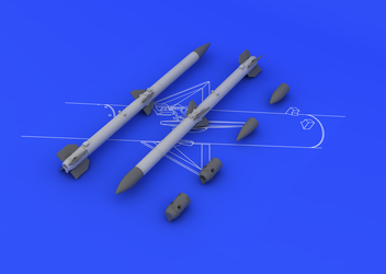 Eduard Brassin 648087 1:48 AIM-120C AMRAAM - 2 pcs of U.S. air-air missile