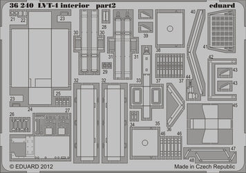 Eduard 36240 1:35 LVT-4 Water Buffalo interior