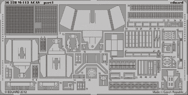 Eduard 36228 1:35 APC M113 ACAV