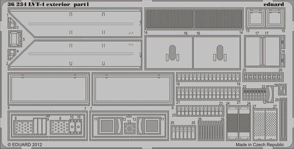 Eduard 36234 1:35 LVT-4 Water Buffalo exterior