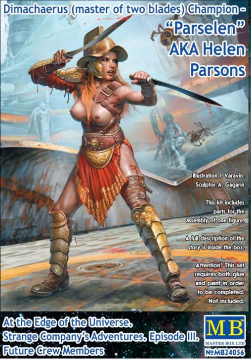 Master Box MB24056 1:24 Dimachaerus (master of two blades) Champion 'Parselen' AKA Helen Parsons