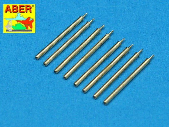 Aber A48109 1:48 Set of 8 Turned cal .50 (12,7mm) U.S. Browning M2 Barrels for Republic P-47D Thunderbolt