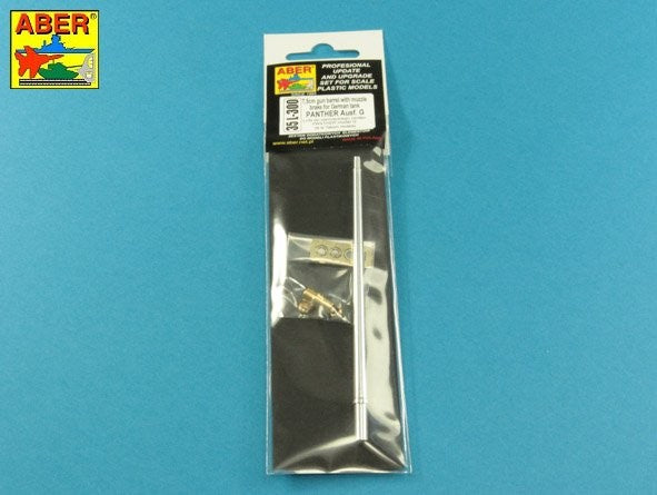 Aber 35L300 1:35 7,5cm Barrel with Muzzle Brake for Pz.Kpfw.Ausf.G Ausf.G Panther
