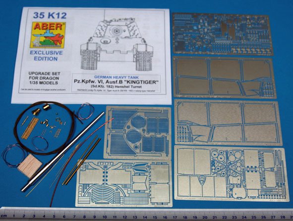 Aber 35K12 1:35 Pz.Kpfw.VI King Tiger Sd.Kfz.182 Henschel Upgrade Set