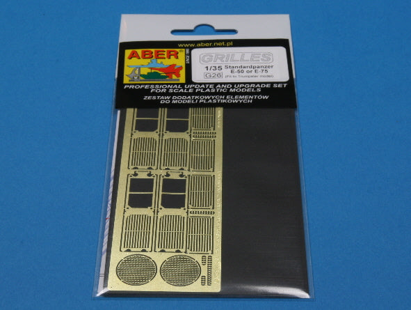 Aber 35G26 1:35 Grilles for German E-75 (75-100 tons) Standardpanzer