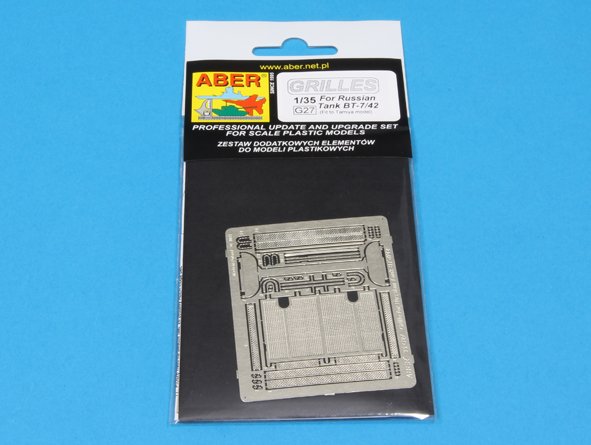 Aber 35G27 1:35 Grilles for Soviet BT-7 or BT-42
