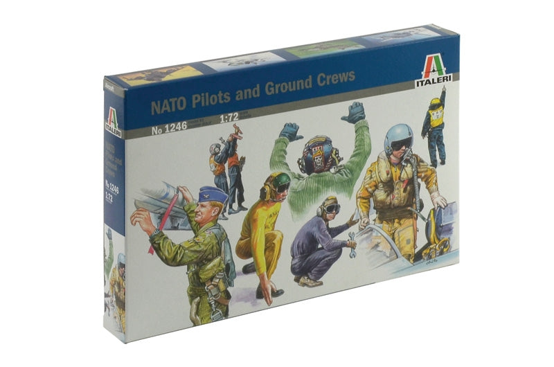 Italeri 1246 1:72 NATO Pilots and Ground Crew