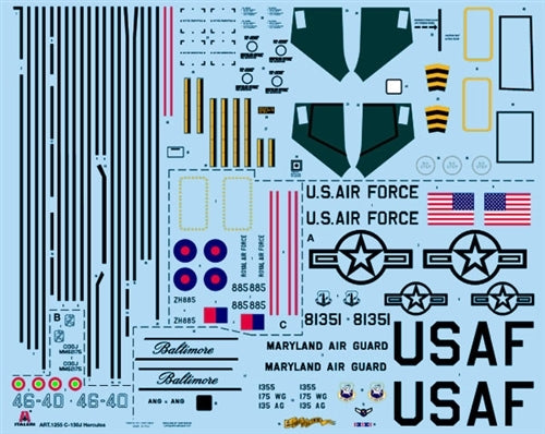 Italeri 1255 1:72 Lockheed C-130J Hercules