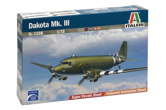 Italeri 1338 1:72 Douglas DC-3/Douglas C-47 Dakota Mk.III