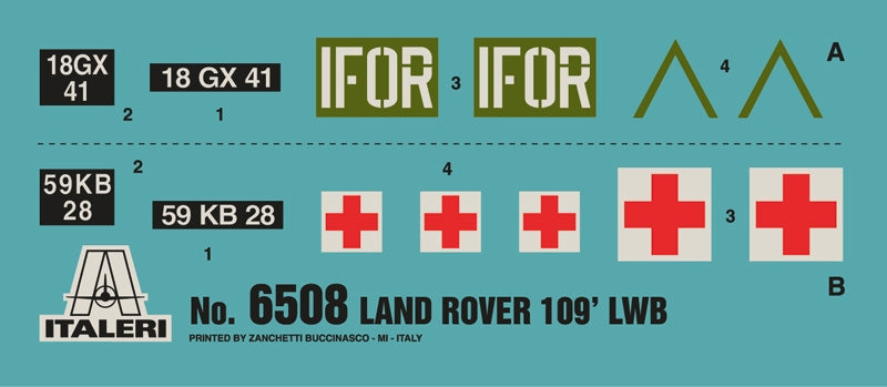 Italeri 6508 1:35 Land Rover 109 LWB