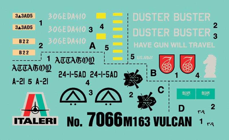 Italeri 7066 1:72 M163 Vulcan